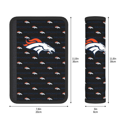 Denver Broncos personalized seat belt protective cover Car seat belt protective cover