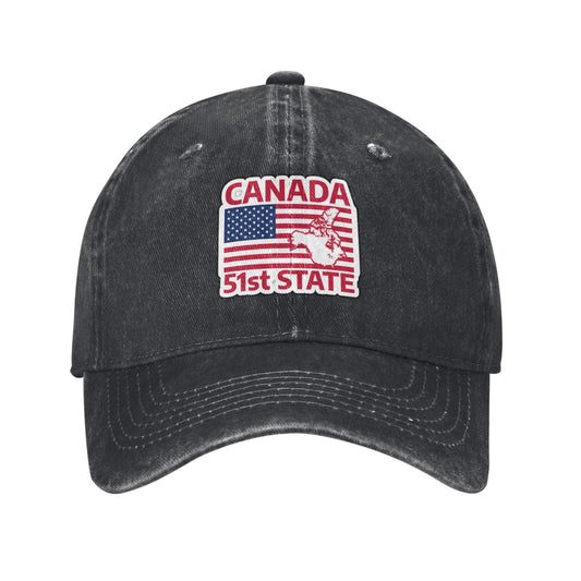CANADA 51ts STATE Printed unisex baseball cap adjustable cap outdoor sun hats trucker hat
