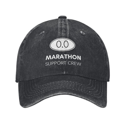 Marathon Support Crew Printed unisex baseball cap outdoor hats adjustable cap trucker gift hat