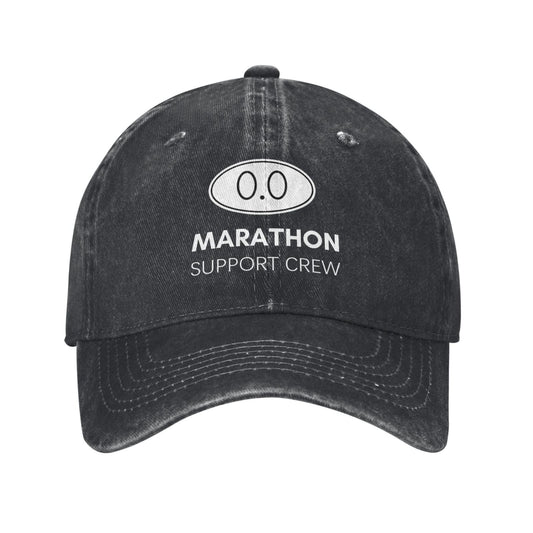 Marathon Support Crew Printed unisex baseball cap outdoor hats adjustable cap trucker gift hat
