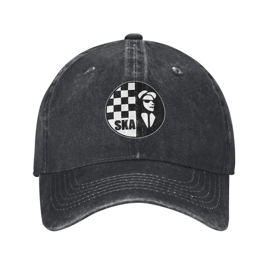 Ska Logo Rude Boy Printed unisex baseball cap adjustable cap outdoor sun hats trucker hat