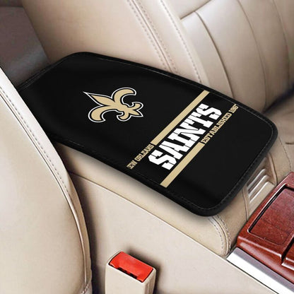 New Orleans Saints Printed car armrest box pad Protective pad