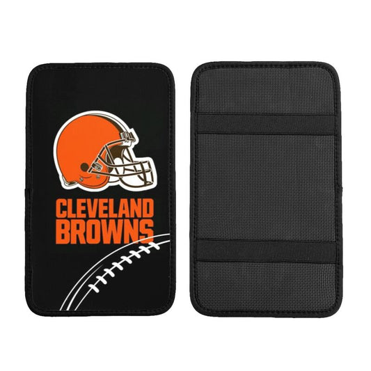Cleveland Browns2 Printed car center armrest box pad anti slip pad
