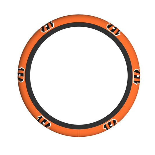 Cincinnati Bengals Printed breathable elastic steering wheel anti slip cover