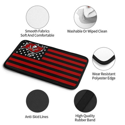 Car armrest box pad Tampa Bay Buccaneers 3 Printed center armrest box pad protective pad