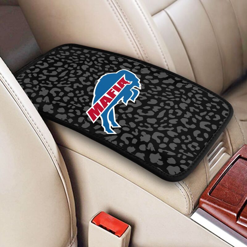 Buffalo Bills printed Car handrail box cushion Personalized car armrest cover