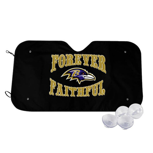 Baltimore Ravens Printing car multi size front windshield sunshade car windshield sunshade