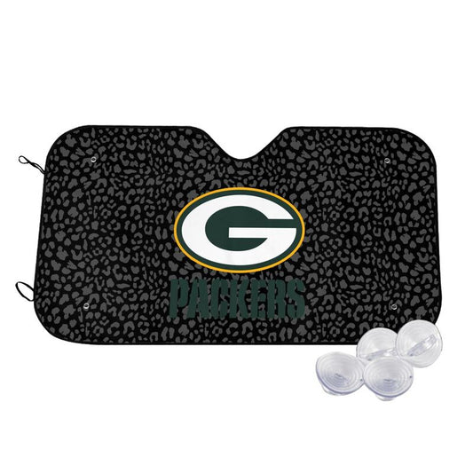 Green Bay Packers Printed Car windshield sunshades is suitable front Car windshield sunshades