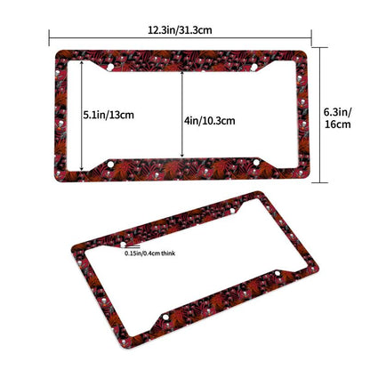 Tampa Bay Buccaneers Print Car license plate frame four hole license plate holder (one pair)