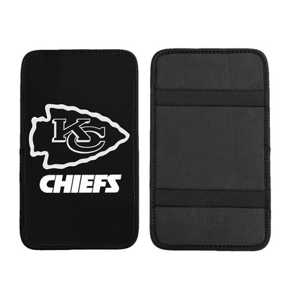 Kansas City Chiefs1 Printed car center armrest box pad anti slip pad