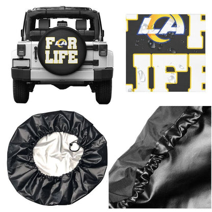 Los Angeles Rams Printing tire protection cover car spare tire dust protection cover