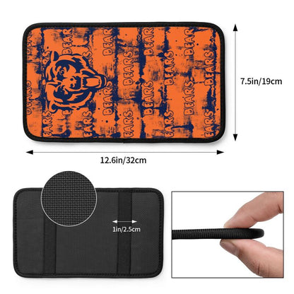 Chicago Bears print Car armrest box protective cover car center console armrest pad
