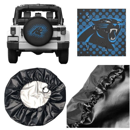 Carolina Panthers Printing tire protection cover car sun protection tire protection cover