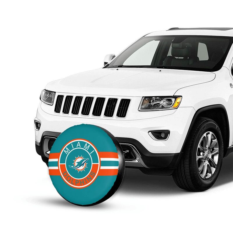 Miami Dolphins Print tire protection cover car sun protection tire protection cover