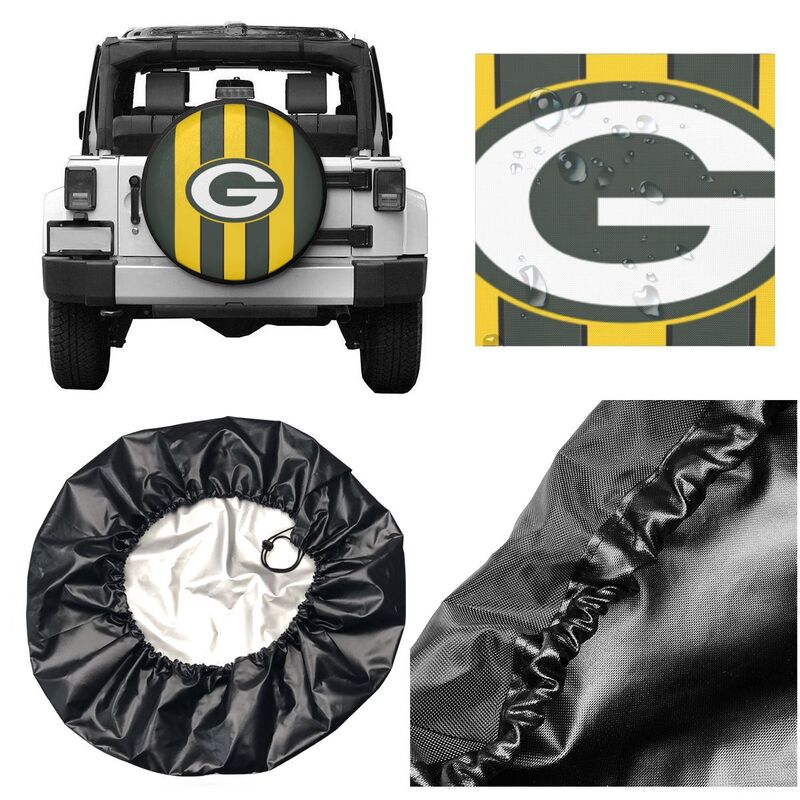 Green Bay Packers 7 Tyre protective cover car dustproof sunscreen tyre protective cover