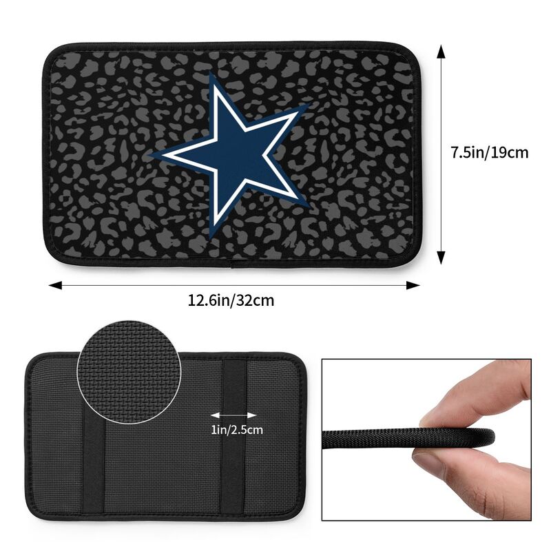 Dallas Cowboys print Car handrail box cushion Personalized car armrest cover