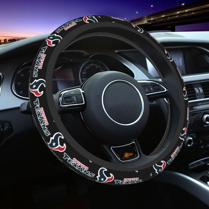 Houston Texans Printed car protective cover elastic steering wheel cover