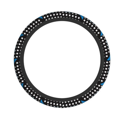 Carolina Panthers 2 Printed breathable elastic steering wheel protective cover