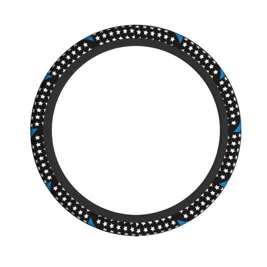 Carolina Panthers 2 Printed breathable elastic steering wheel protective cover