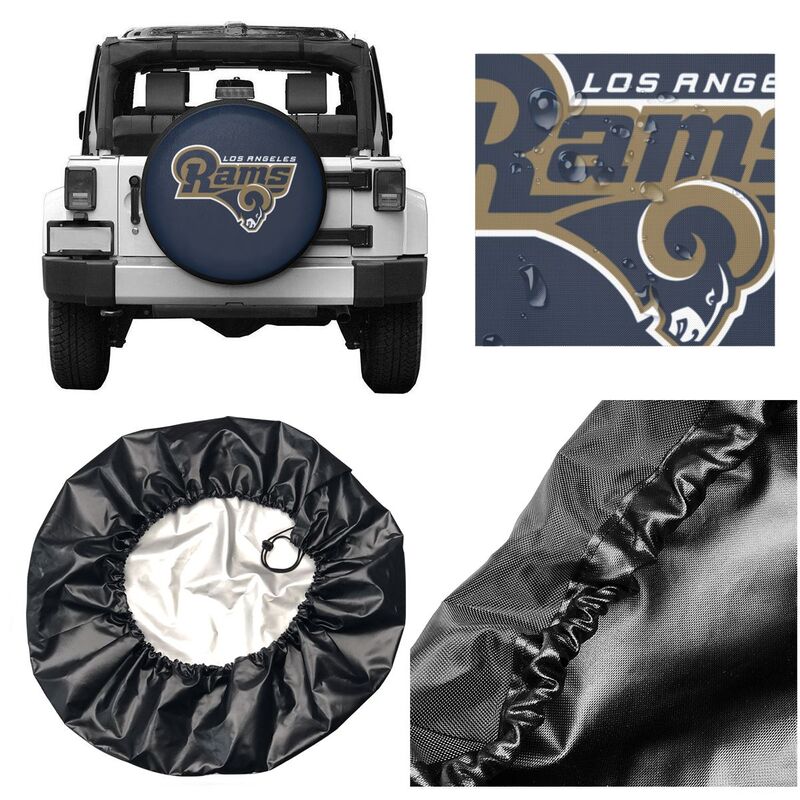 Los Angeles Rams Print tire protection covers car sunscreen tire protection covers