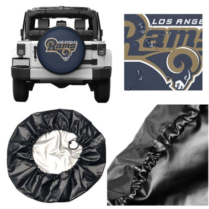 Los Angeles Rams Print tire protection covers car sunscreen tire protection covers