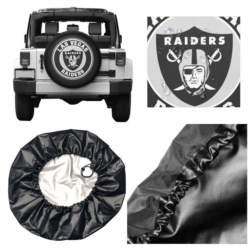 Las Vegas Raiders Print tire protection covers car sunscreen tire protection covers