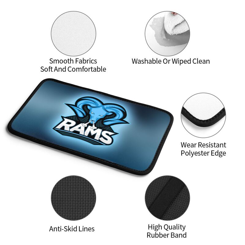 Los Angeles Rams4 Printed car armrest box pad elbow protection pad