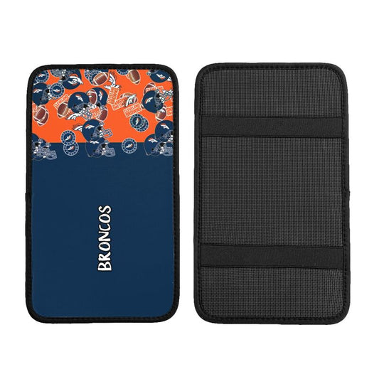 Denver Broncos print Car center console armrest pad car armrest protective cover