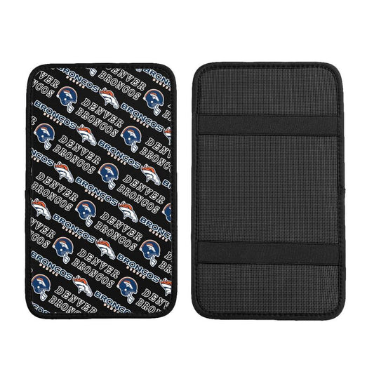 Denver Broncos Printing car armrest box protective pad