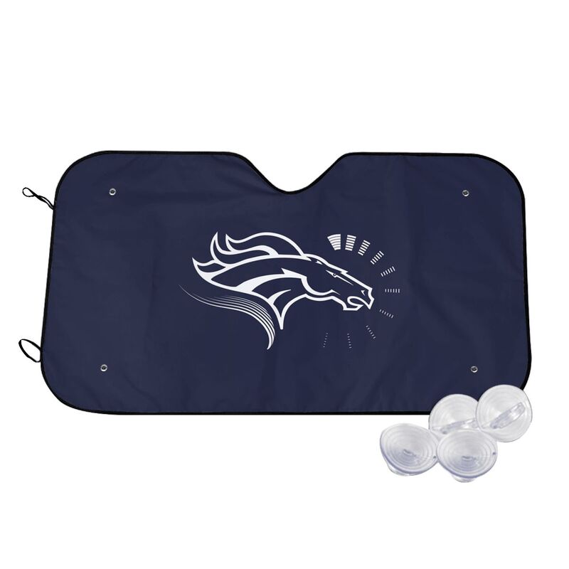 Denver Broncos Print Car windshield sunshades suitable for front Car windshield sunshades