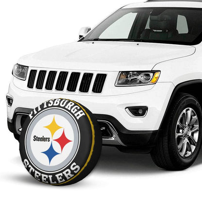 Pittsburgh Steelers 2 Printing car tire covers waterproof and dustproof protective covers