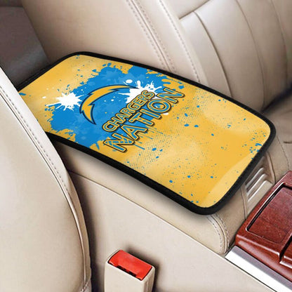 San Diego Chargers print car center console armrest pad Car armrest box protective cover