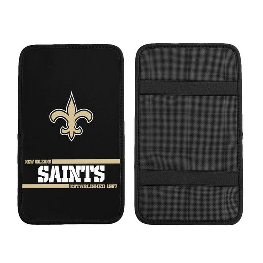 New Orleans Saints Printed car armrest box pad Protective pad