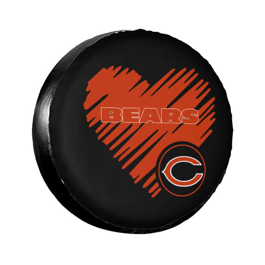 Chicago Bears Printed car spare tire dust protection cover tire protection cover