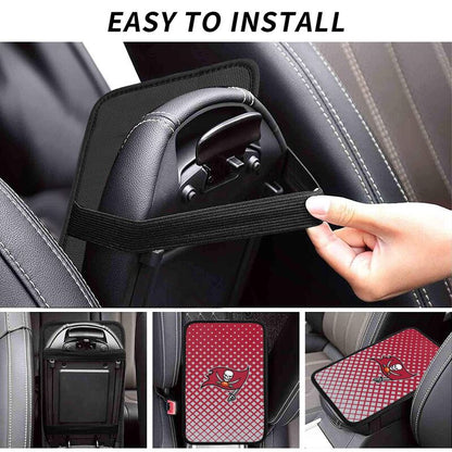 Tampa Bay Buccaneers Car handrail box cushion Personalized printed car armrest cover