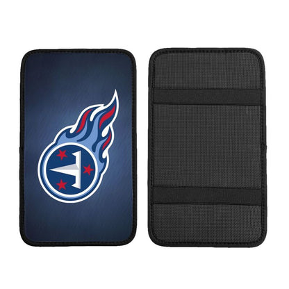 Car armrest box pad Tennessee Titans6 Printed central armrest box pad anti slip pad