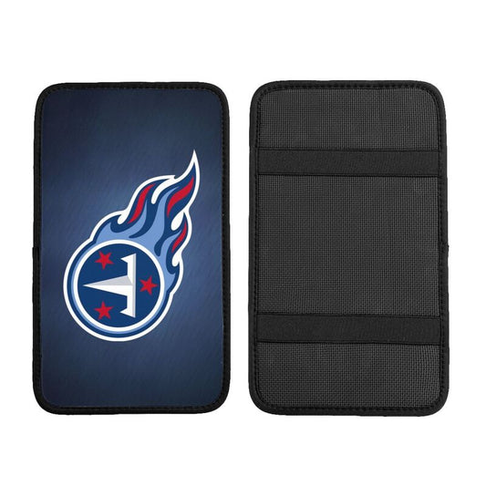 Car armrest box pad Tennessee Titans6 Printed central armrest box pad anti slip pad