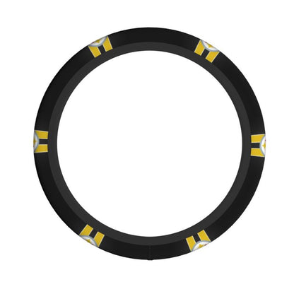 Pittsburgh Steelers Printed elastic steering wheel cover anti slip breathable