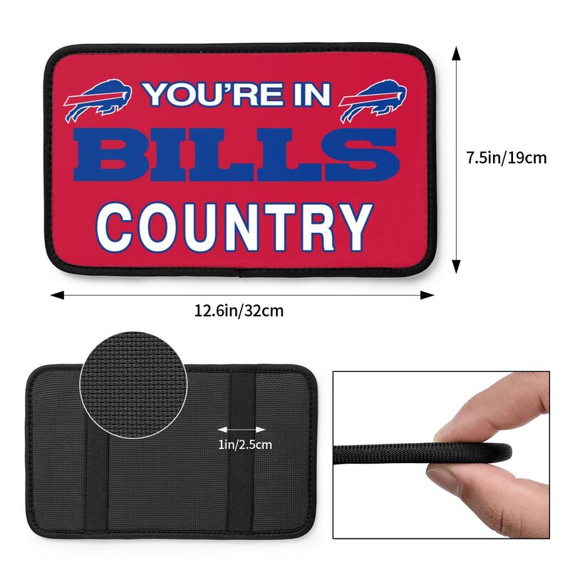Buffalo Bills Printed car armrest box pad elbow support pad