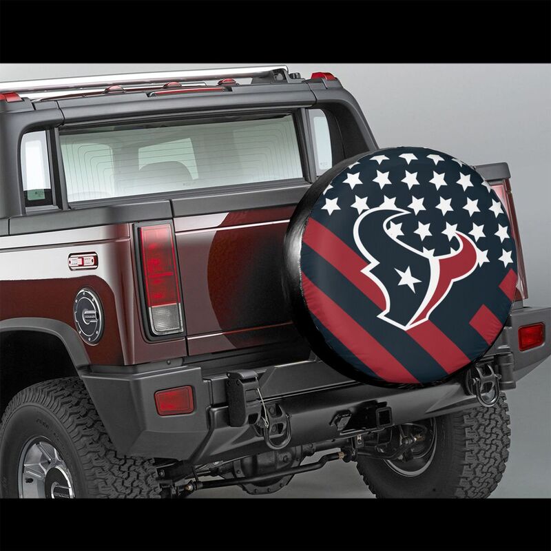 Houston Texans 2 car dustproof sunscreen tyre protective cover Tyre protective cover