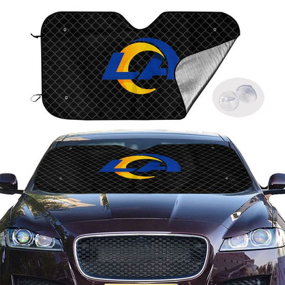 Los Angeles Rams 2 Print Car windshield sunshades is suitable front Car windshield sunshades