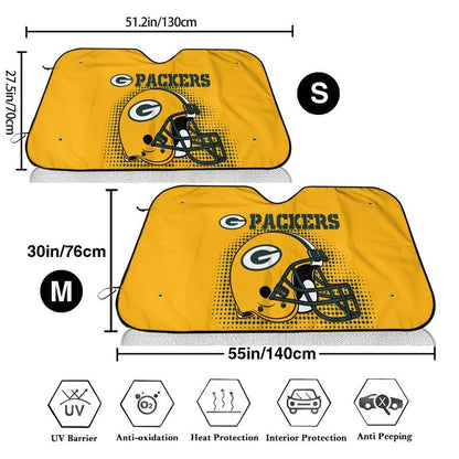 Green Bay Packers Printing car front windshield sunshade car windshield sunshade multi size