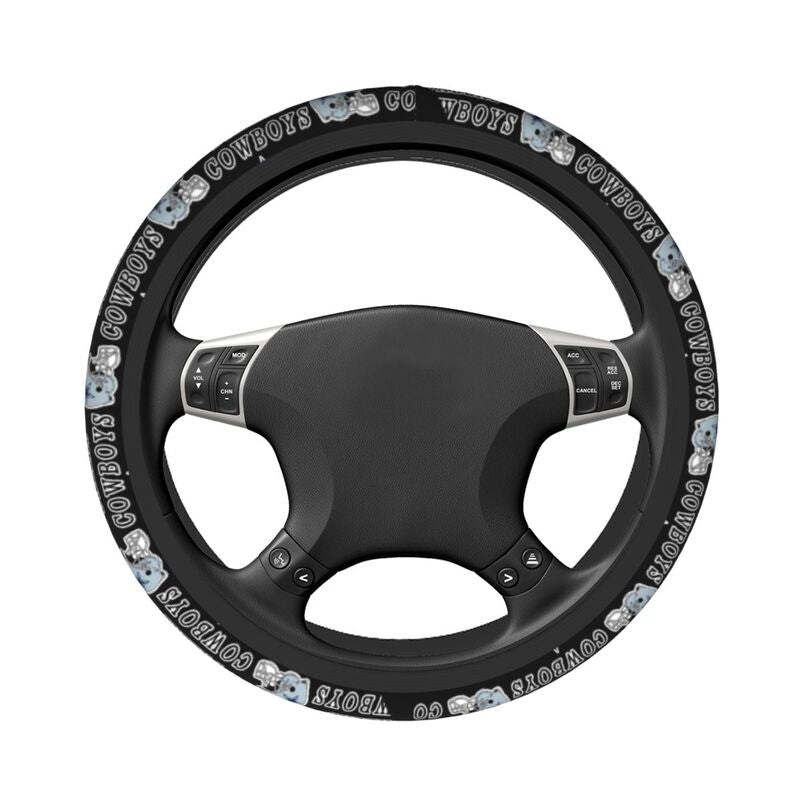 Dallas Cowboys 3 Printed car protective cover elastic steering wheel cover