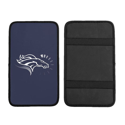 Denver Broncos Printed car armrest box pad anti-abrasion pad
