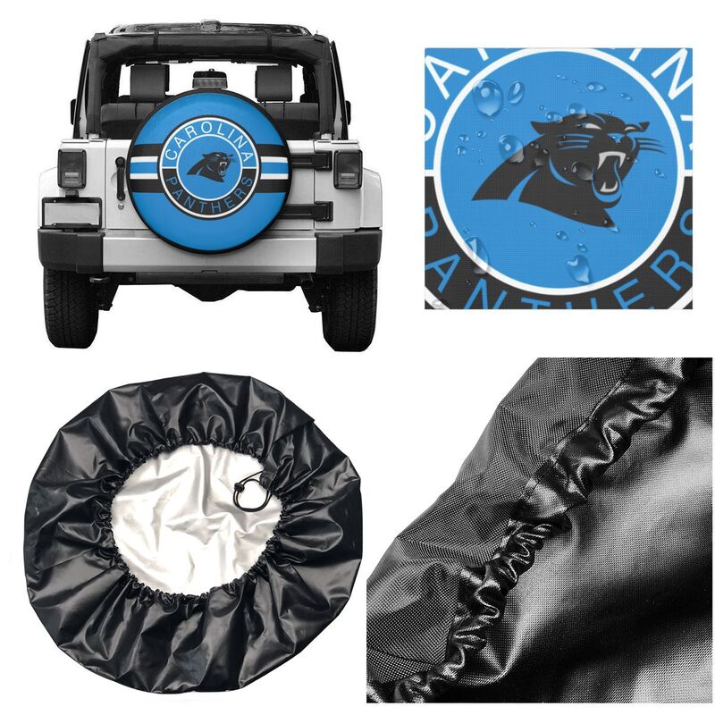 Carolina Panthers Print tire protection cover car sun protection tire protection cover