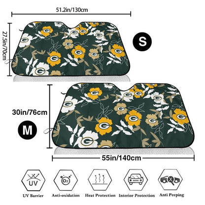 Green Bay Packers Printed car windshield sunshade front windshield sunshade (multi size)