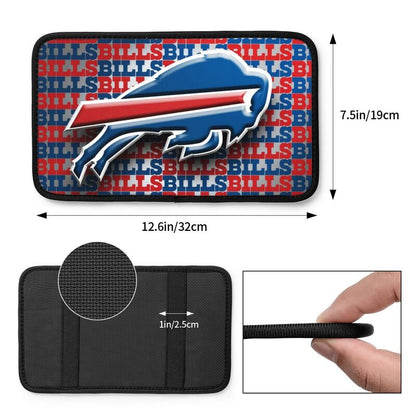 Car armrest box pad Buffalo Bills 1 Printed central armrest box cushion protective pad