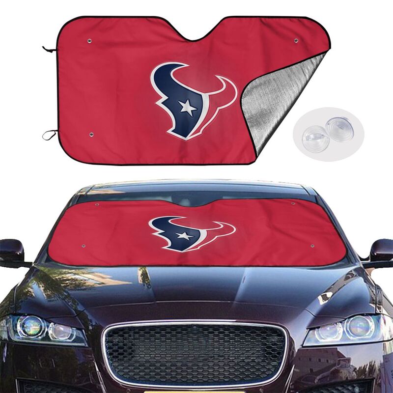 Houston Texans 2 Print Car windshield sunshades suitable for front Car windshield sunshades