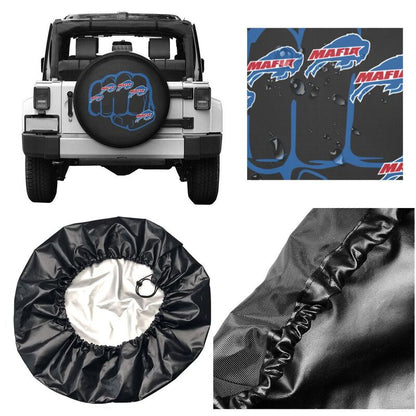 Buffalo Bills Print tire protection cover car spare tire dust protection covers