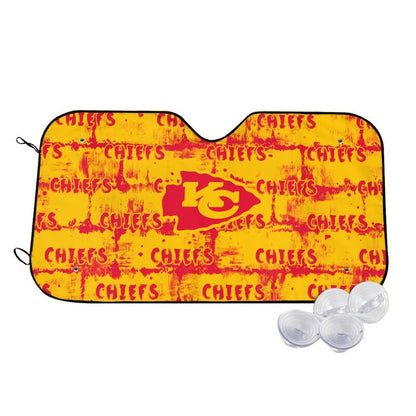 Kansas City Chiefs Printed front windshield sunshade car windshield sunshade (multi size)